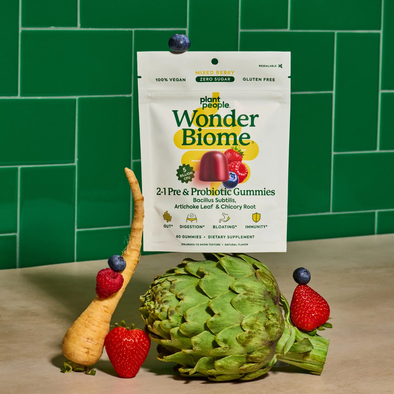 WonderBiome 2-1 Pre & Probiotic Gummies - Image 3