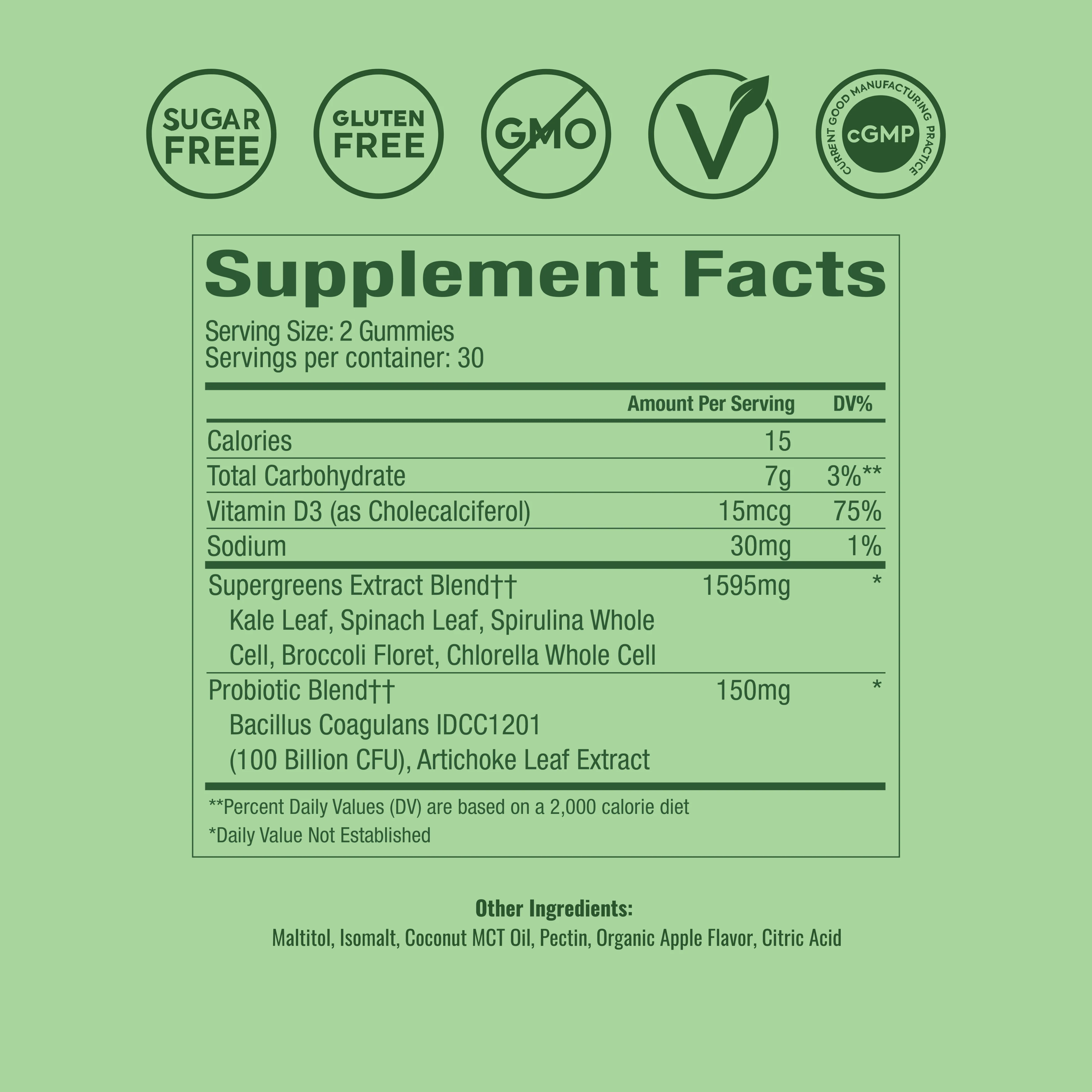 WonderGreens Veggie Gummies - Image 5